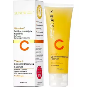 Eksfoliējošais gels Sunewmed+ 120 ml ar C vitamīnu, maigs ķīmiski-mehānisks eksfoliants