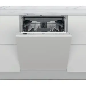 Whirlpool WI 7020 PF Fully built-in Dishwasher 14 place settings Silver