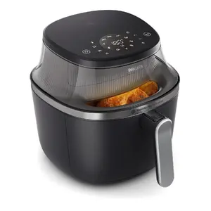 Philips 3000 series NA331/00 Аэрофритюрница Одиночная 6.2 л 1700 Вт Сенсорное управление LED дисплей Черный и Серебряный
