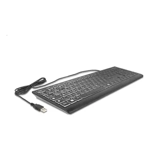 DeLOCK 12170 Keyboard Universal USB QWERTZ German Black Mechanical RGB