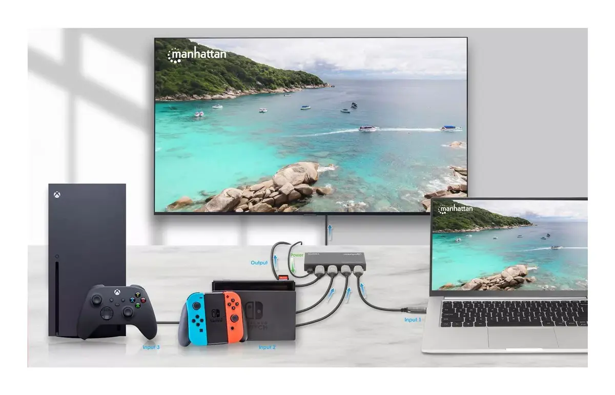 HDMI Switch 3x1 MANHATTAN Photo 4