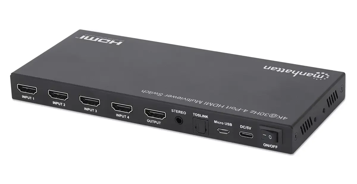 HDMI Multiviewer Switch Manhattan 4K 4-Port Photo 5