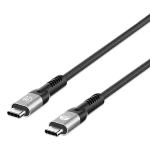 USB-C Male to USB-C Male Cable Manhattan 2m USB4 Gen 3x2 8K 60Hz