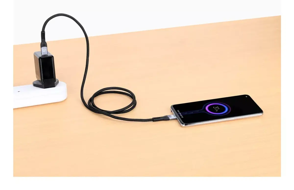 USB-C Male to USB-C Male kabelis Manhattan 2m Photo 9