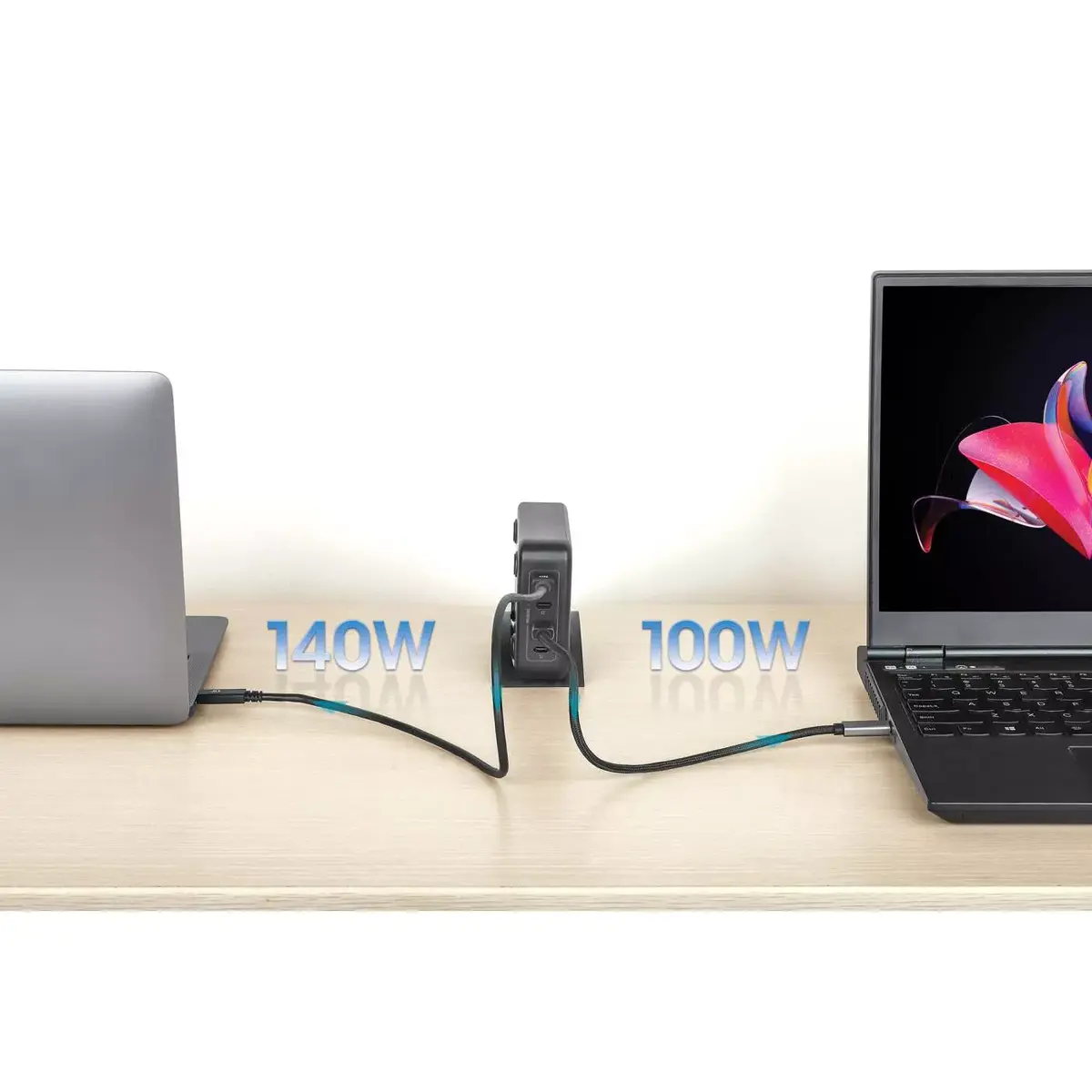 Lādētājs Manhattan Četri USB-C PD Porti Photo 7
