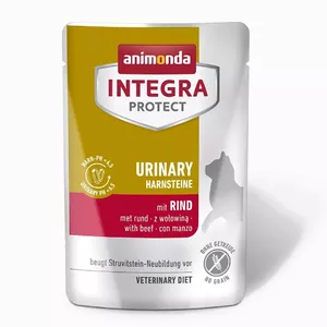 Влажный корм для кошек animonda Integra Protect Urinary Struvite говядина 85 г, без злаков, без глютена