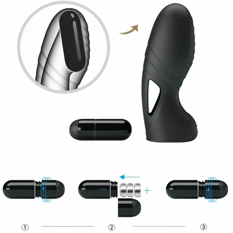 Finger Vibrator pretty love ALAN Silicone Photo 8