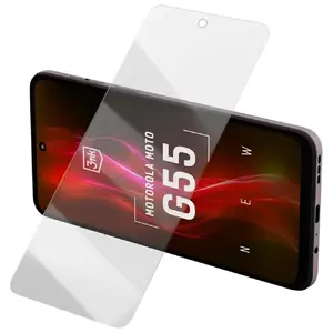 Защитная пленка 3MK Antimicrobial для Motorola Moto G55 5G — влажная установка