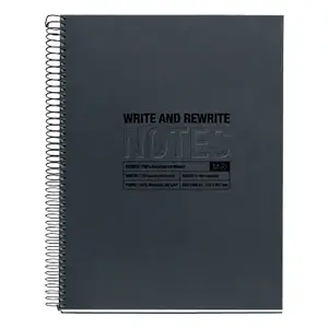 Writing Notebook Miquelrius A602990 ECO Design A5 120 Sheets Black
