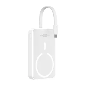 Портативный аккумулятор Baseus Mini 10000mAh 30W Magnetic Powerbank (белый) Bayern Edition