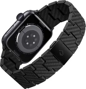 Pulksteņa siksniņa Pitaka AWB2311 no oglekļa šķiedras, saderīga ar 42/44/45/49 mm Apple Watch