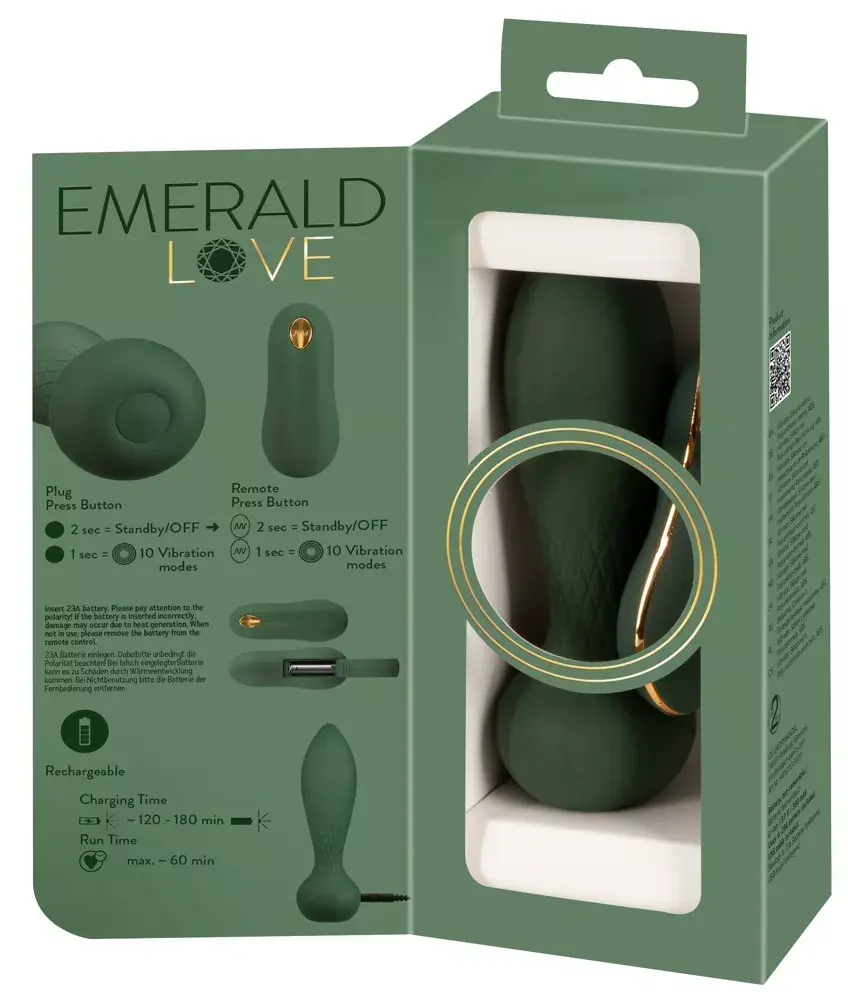 Анальная пробка Emerald Love Luxurious RC Photo 12