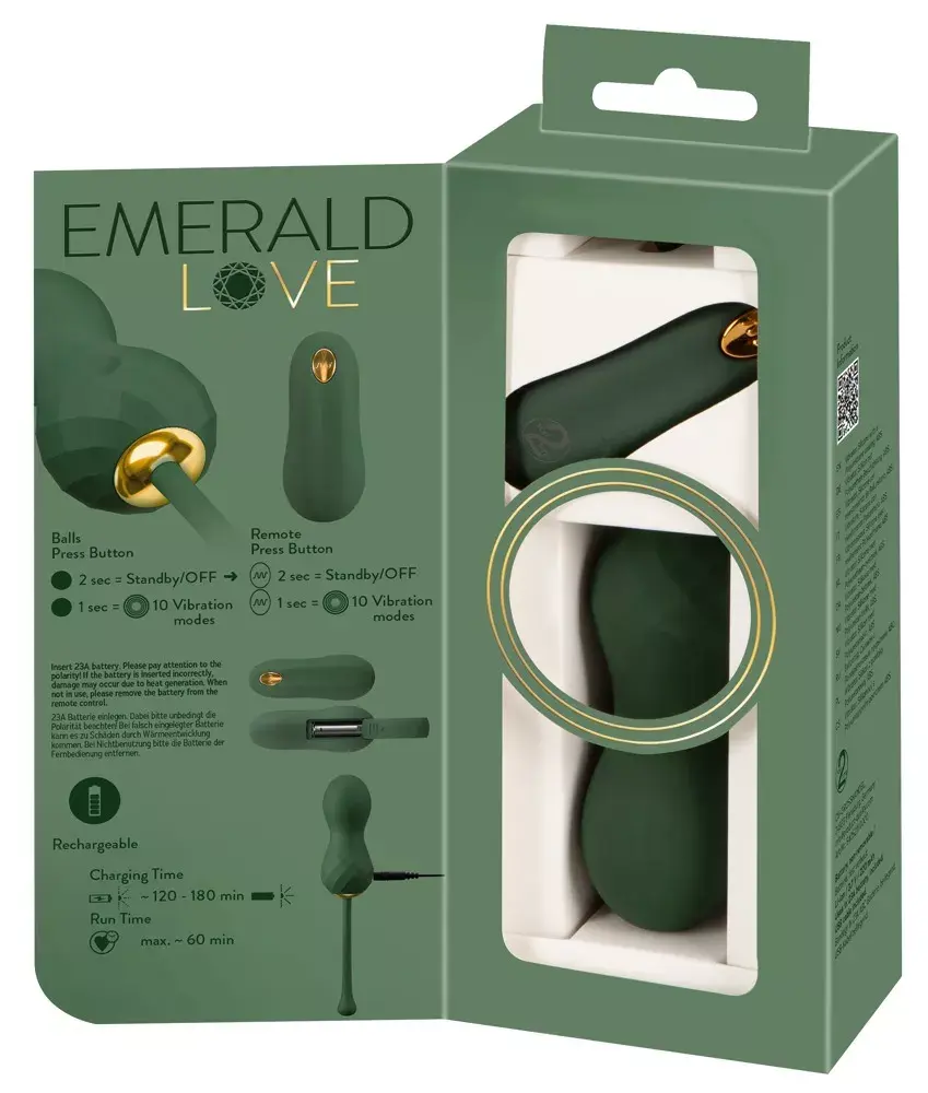 Виброяйцо Emerald Love by You2Toys — Luxurious RC 10 режимов Photo 12