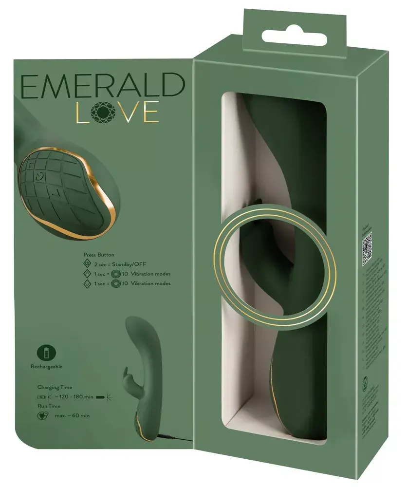 Кроличий вибратор Emerald Love Luxurious Rabbit Photo 15