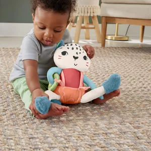 Toy leopard Fisher-Price Spotting Fun Snow Leopard by MATTEL, for ages 0.25–2 years