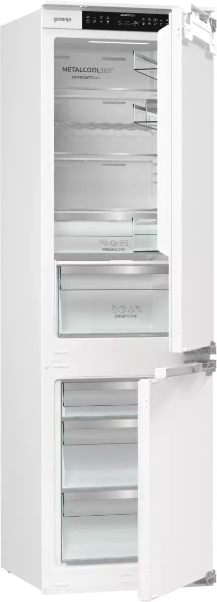 Gorenje NRKI517E82WF iebūvējamais kombinētais ledusskapis Photo 2
