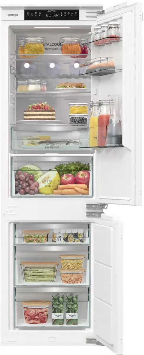 Gorenje NRKI517E82WF iebūvējamais kombinētais ledusskapis Photo 4