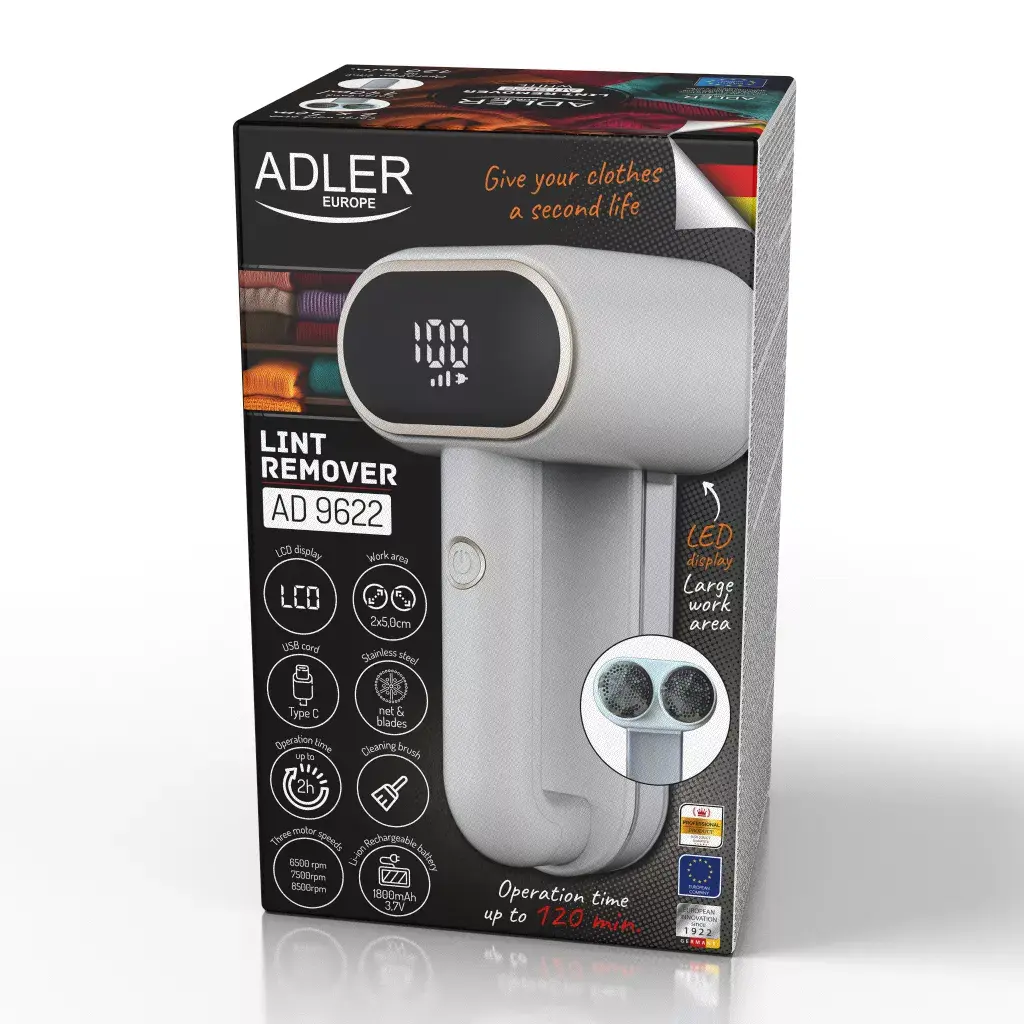 Машинка для катышков Adler AD 9622 аккумуляторная Photo 3