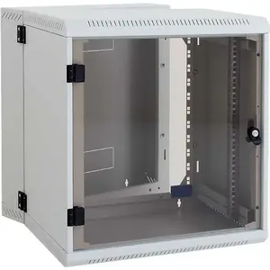 Wall-mount 18U 19" server/network cabinet Triton RBA-09-AD6-CAX, lockable, ventilation provision