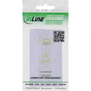 Сетевой кабель InLine 32335R RJ45 Cat5e 1м Черный