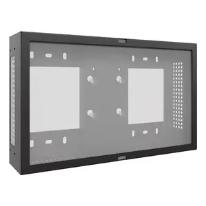 Enclosure frame Hagor WH OH24B Black Plastic 577x343 mm
