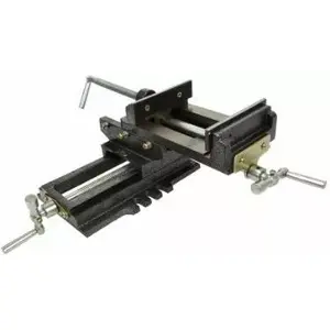Тиски слесарные GEKO G01028 крестовые, ширина губок 125 мм