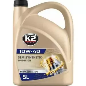 Dzinēja eļļa K2 10W-40 pus-sintētiska 5 l (O2045S)