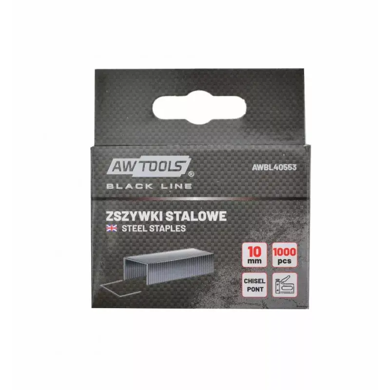 Скобы AWTools AWBL40555 — 11,4 мм, 1000 шт. Photo 2