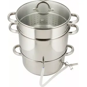 Brunbeste BB-2142 8L Steam Juicer Pot for Induction