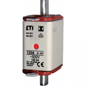 Плавкая вставка KOMBI NH00 125A gG/gL 500V WT-00 — Eti-Polam