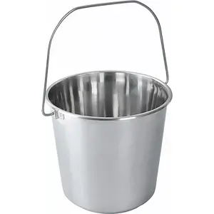Stainless steel food bucket ORION 8 L — universal kitchen container