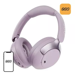 Austiņas QCY H3 Pro ANC bezvadu violetas