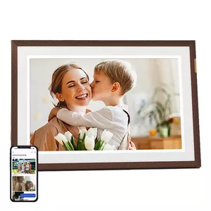 Monitors Arzopa D10 10.1" digitālais rāmis tumši brūns 10.1" LCD displejs LCD 1280x800