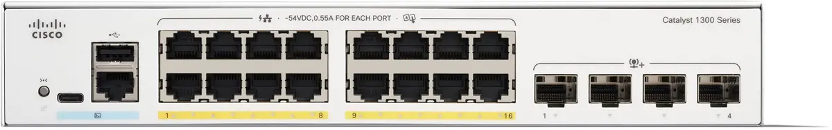 Cisco C1300-16P-4X Managed L2/L3 Gigabit Ethernet