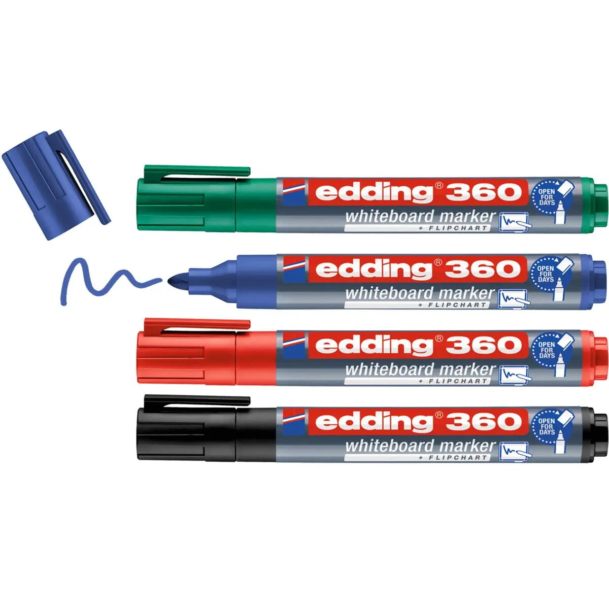 Tāfeļu marķieris Edding 360 ar apaļu