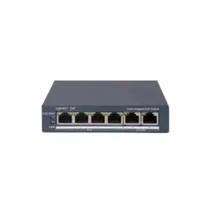 Управляемый коммутатор Hikvision 4 порта Gigabit Smart POE 6 портов 14 Gbit/s