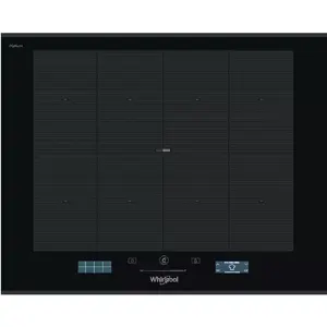Whirlpool SMP 658C/BT/IXL iebūvējama indukcijas plīts virsma, 65 cm, 4 zonas, 7400 W, melna