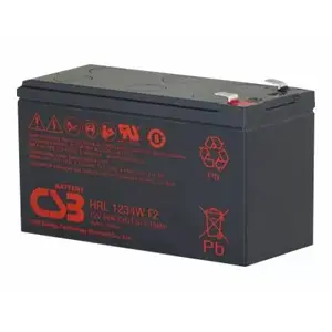 Hermētisks svina-skābes akumulators csb battery HRL1234W 12V 9Ah VRLA priekš UPS, signalizācijas un avārijas apgaismojuma