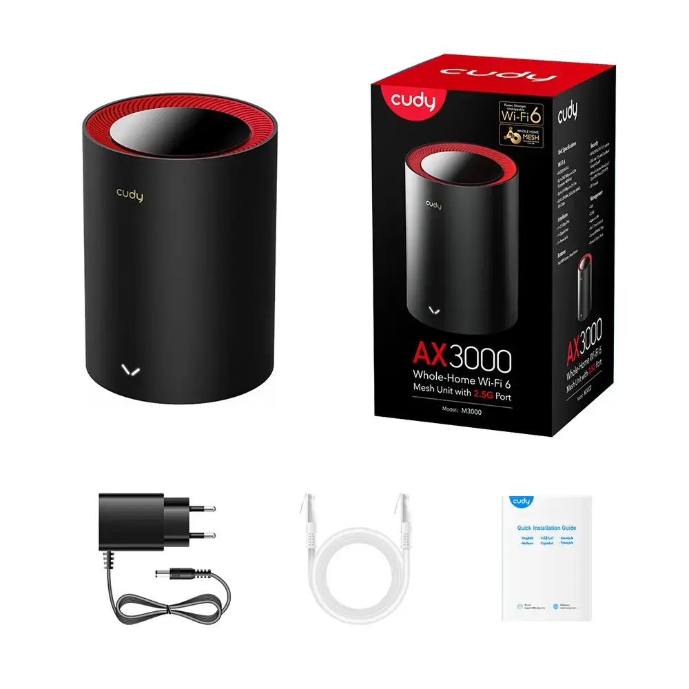 Cudy Mesh Wi‑Fi maršrutētājs M3000 AX3000 Photo 4