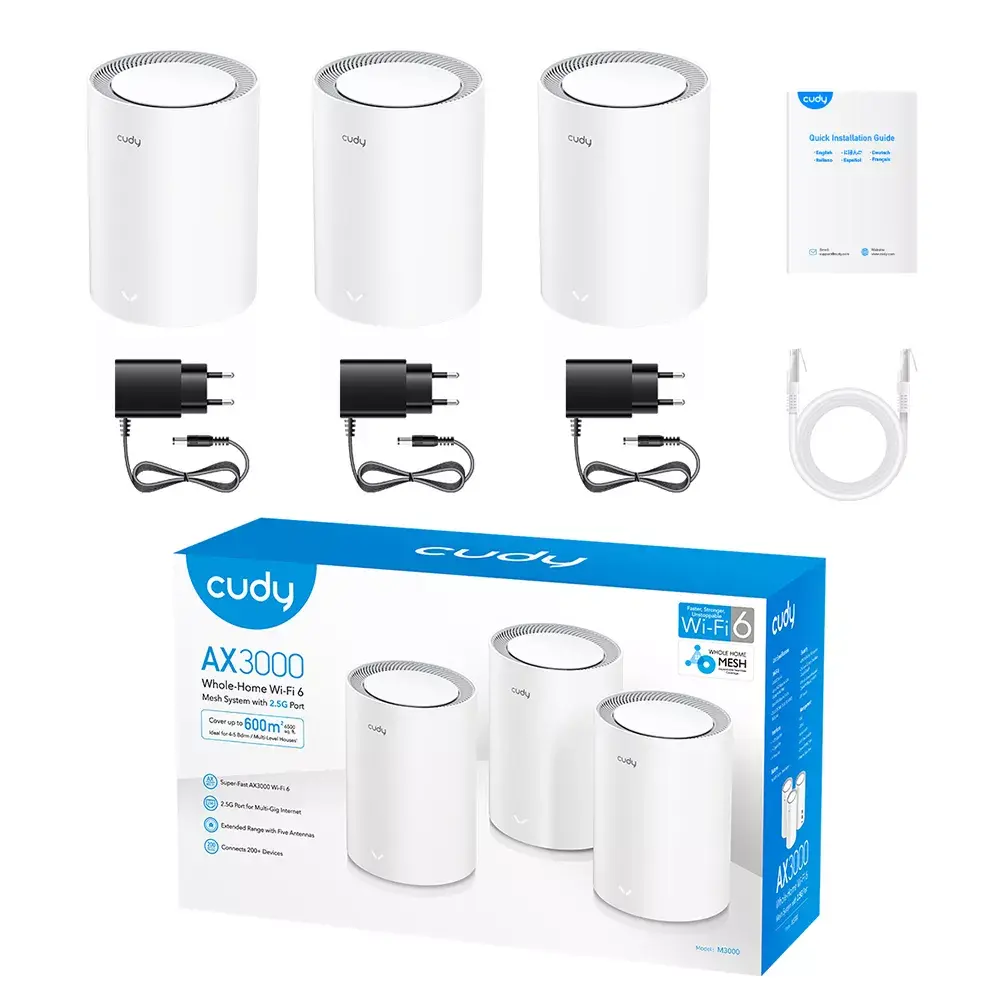 Mesh sistēma Cudy M3000 3-PACK Photo 2