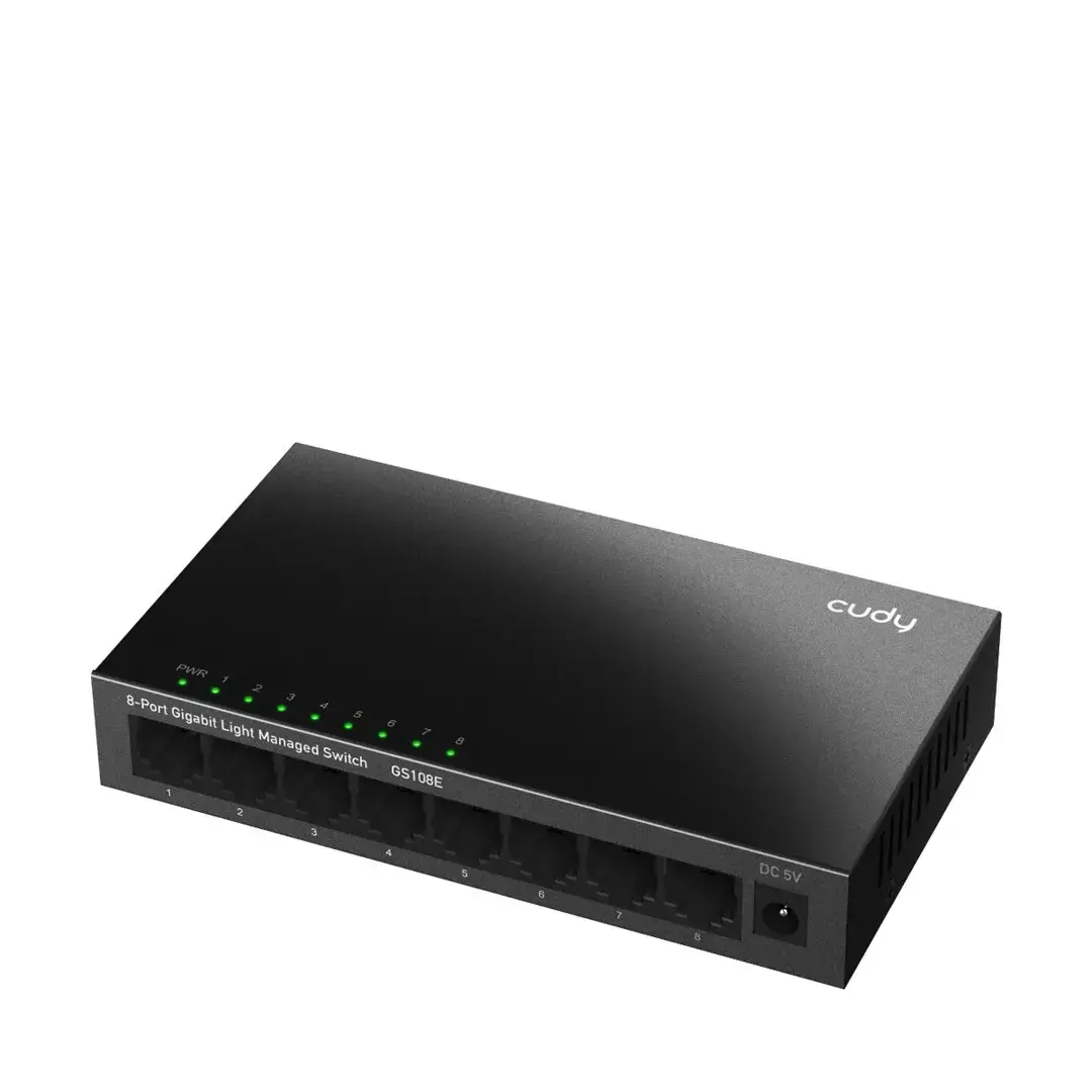 Pārvaldāms komutators Cudy GS108E 8 porti Photo 2