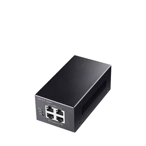 PoE adapter Cudy POE220 Gigabit Ethernet, 54 V, 30 W output, 4x RJ-45 ports, black