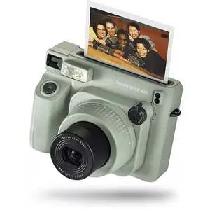 Фотоаппарат моментальной печати Fujifilm Instax Wide 400 зелёный — размер снимка 62 x 99 мм, встроенная вспышка, питание AA