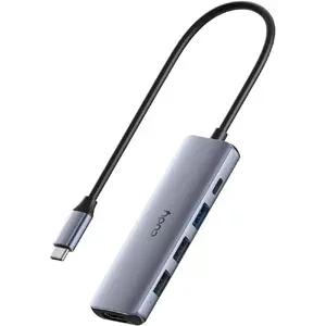 USB-C концентратор Cudy UH405 — 5-в-1 с 4K HDMI и USB-A 3.0