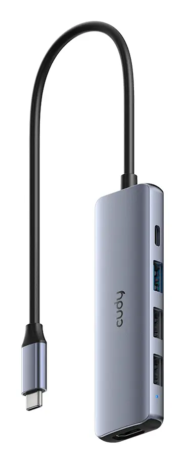Cudy UH405 5-in-1 USB-C Hub with 4K HDMI Photo 2