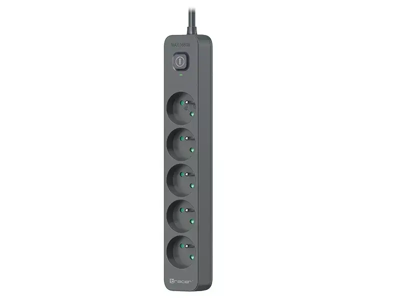 Pagarinātājs TRACER TRALIS47024 5 kontaktligzdas 3.0 m Photo 2