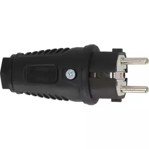 Electrical power plug Type E/F Brennenstuhl 1082040020 Black 230V 16A