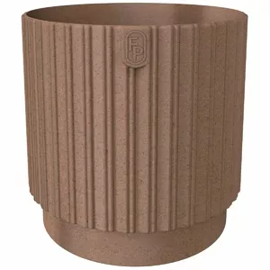 Puķu pods FORM_PLASTIC Mika Cyli 14 cm, Eco Wood brūns