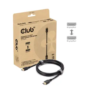 DisplayPort kabelis CLUB3D DP54 8K120Hz 3m