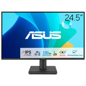 Компьютерный монитор ASUS VA259HGA 24.5 Дюйма Full HD IPS ЖК 120Гц Черный Встроенные динамики VESA